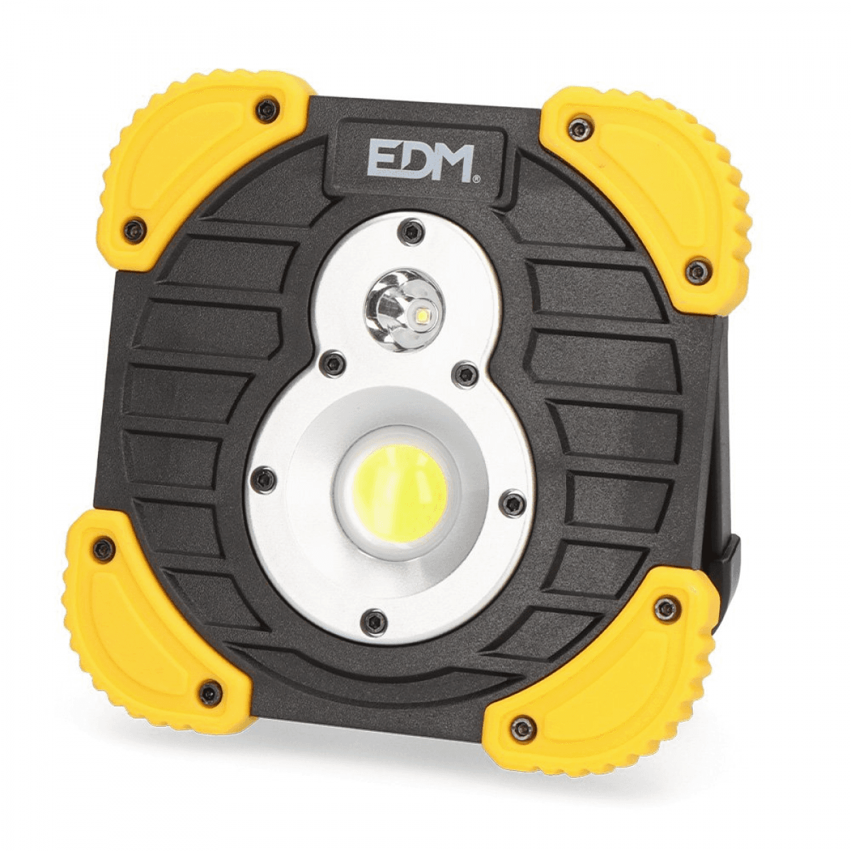 EDM - Lanterna Foco Recarregável 2 Leds Xl 5+10w 750/250lm EDM ELK-36377