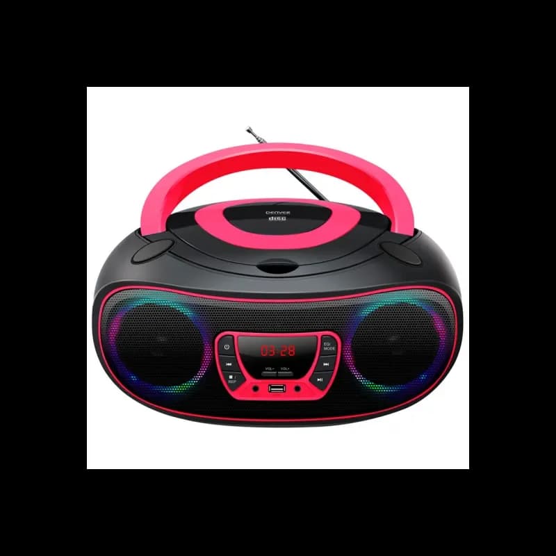 Denver Rádio CD MP3 TCL-212 Bluetooth LED / LCD Pink