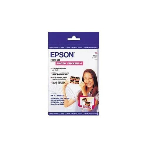 Epson Papel Autocolante Fotográfico SO41176 A6 5 Un.