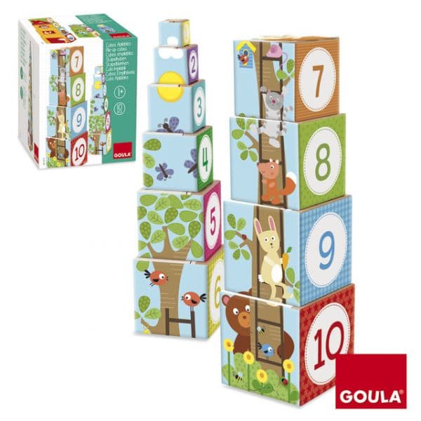 Goula Cubos Empilháveis Bosque - 55219