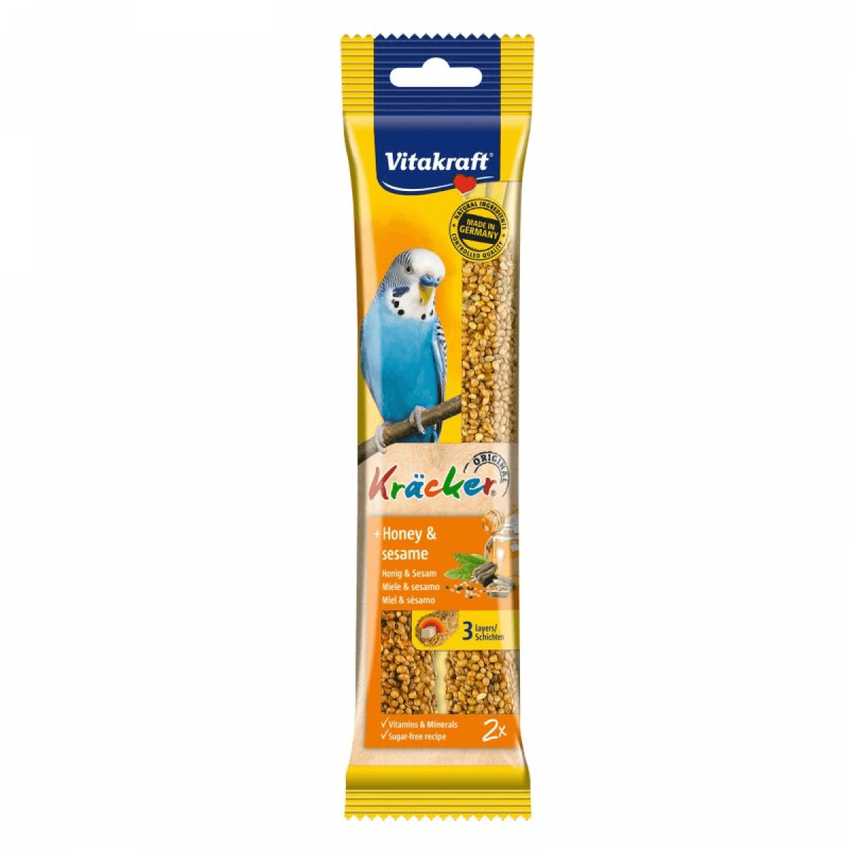 Vitakraft Barritas Sabores Periquitos 2uds Mel