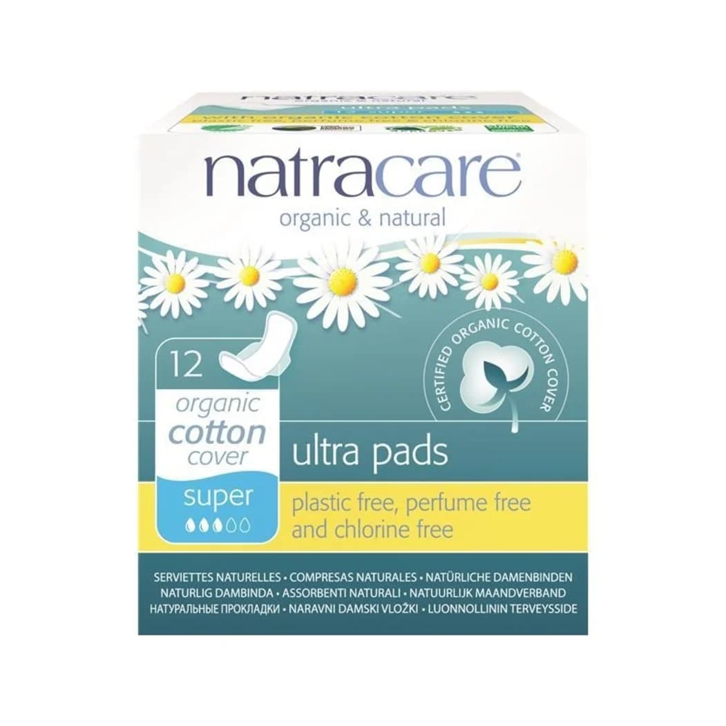 Natracare Pensos Higiénicos Ultra Super 12 Unidades