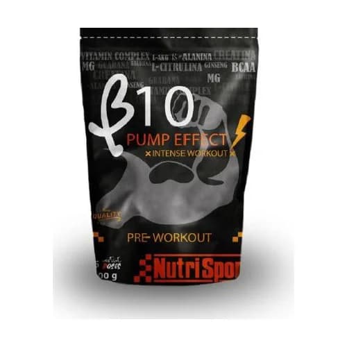 Nutrisport B10 Pump Effect Pre Workout 400g Ponche De Fruta