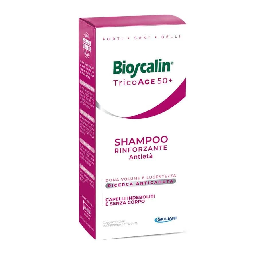 Bioscalin TricoAge 50+ Shampoo Fortificante Antiqueda 200ml