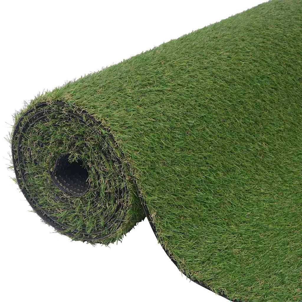 vidaXL Relva artificial 1x10 m/20 mm verde