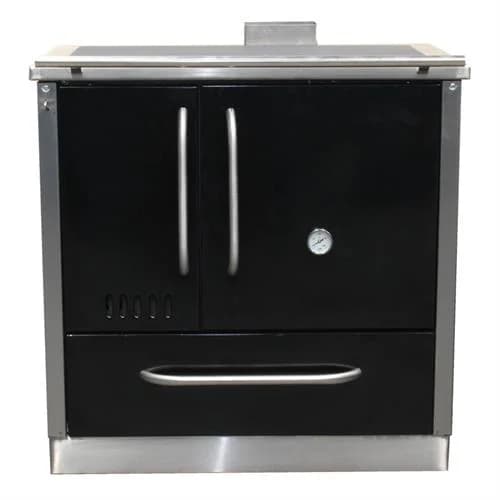 Fogão ALPI Lenha 13,4KW Aquila Black