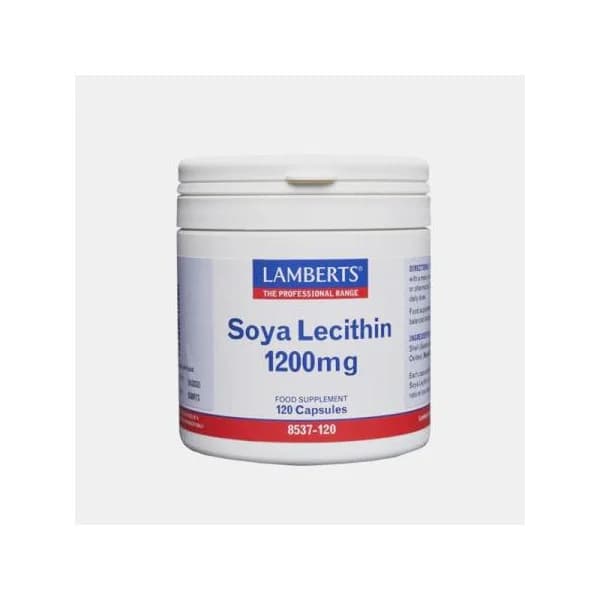 Lamberts Soya Lecithin 1200mg 120 Cápsulas