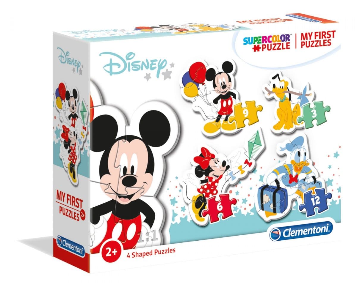 Clementoni Puzzle My First Puzzle Mickey Disney 3-6-9-12pzs - 8005125208197