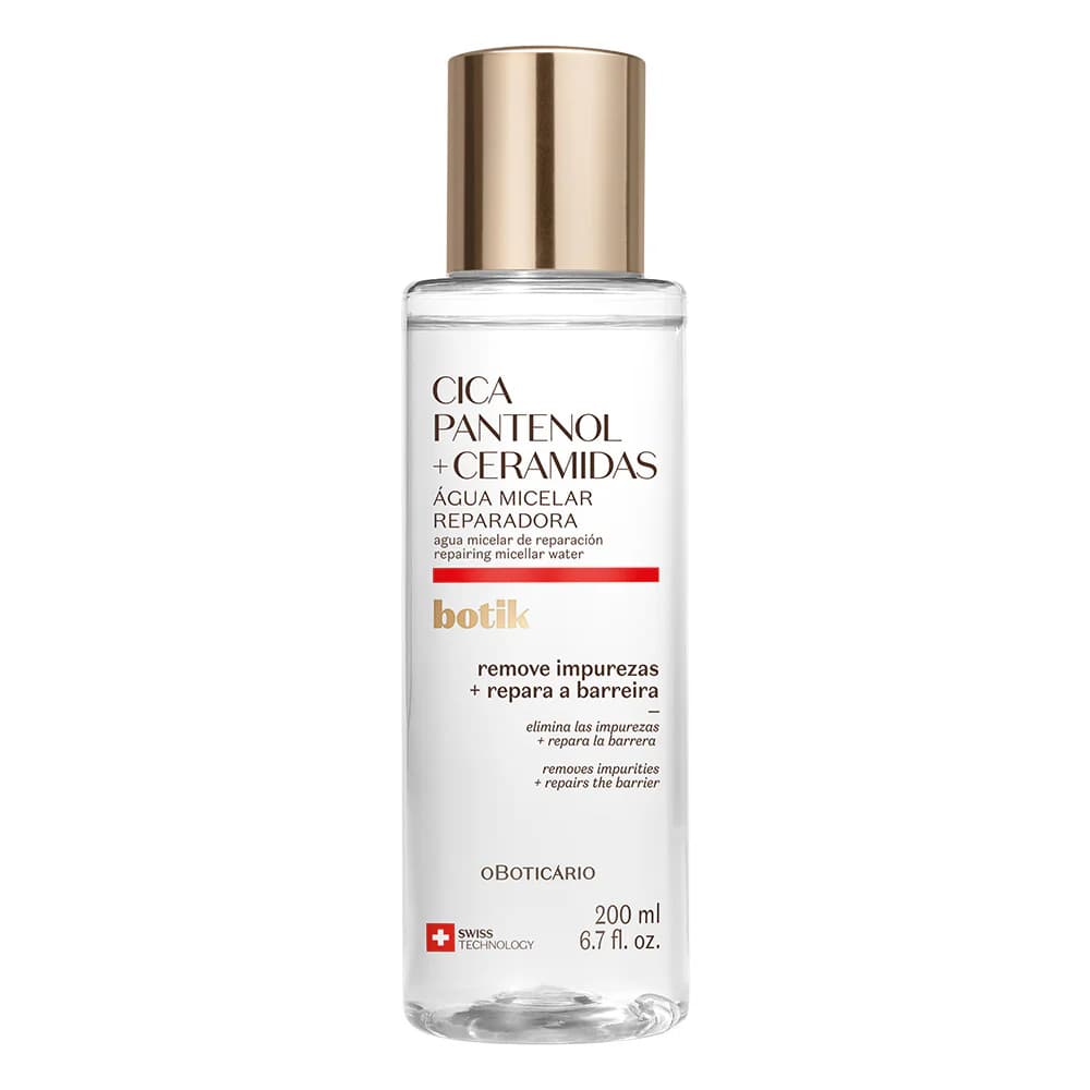 O Boticário Água Micelar Reparadora Botik Cica Pantenol e Ceramidas 200ml