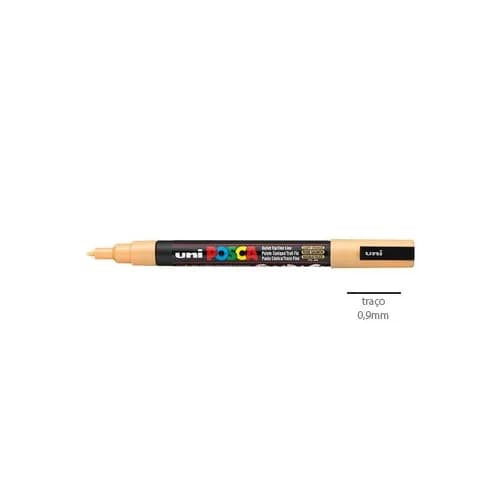 Uni Marcador Posca PC-3M Laranja Claro