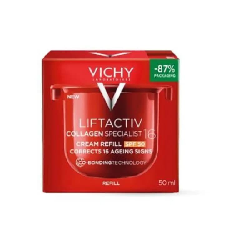 Vichy Liftactiv Collagen Specialist 16 Creme FPS50 Recarga 50ml