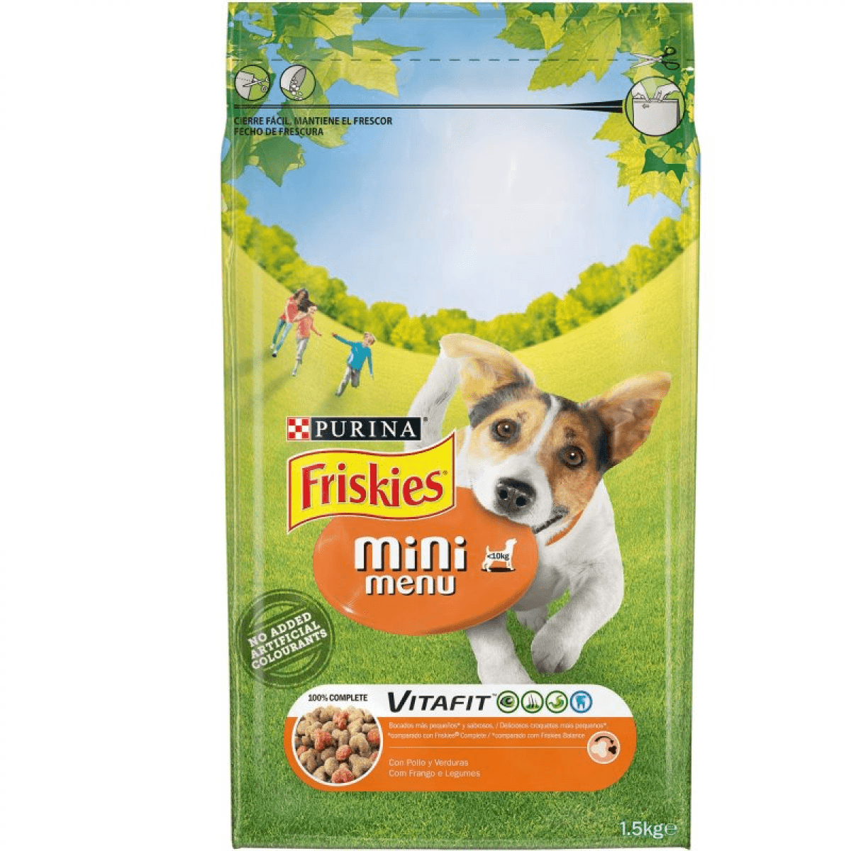Friskies Mini Menu Frango 1,5 kg Ração para Cão - Campet
