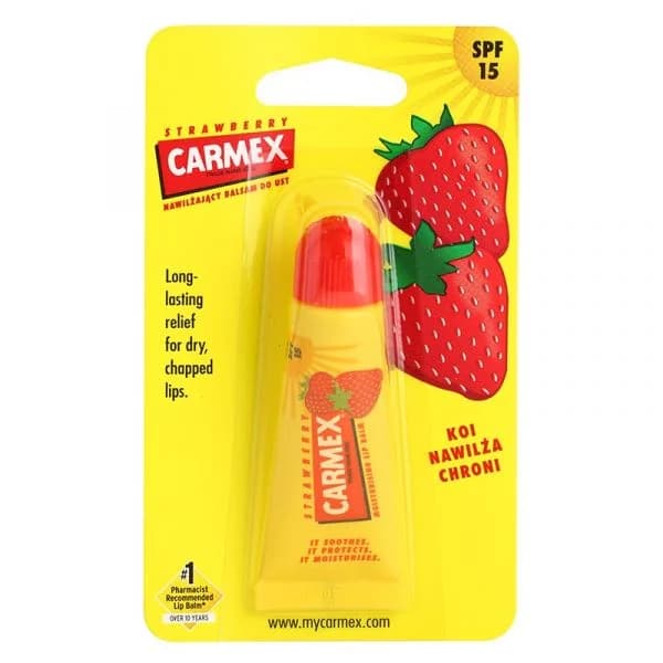 Carmex Lip Balm Strawberry SPF15 10g