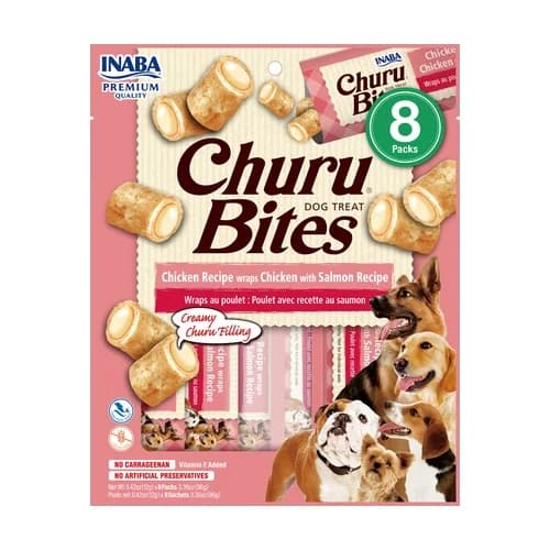 Churu Dog/Creamy Bites Frango e Salmão 8x12g