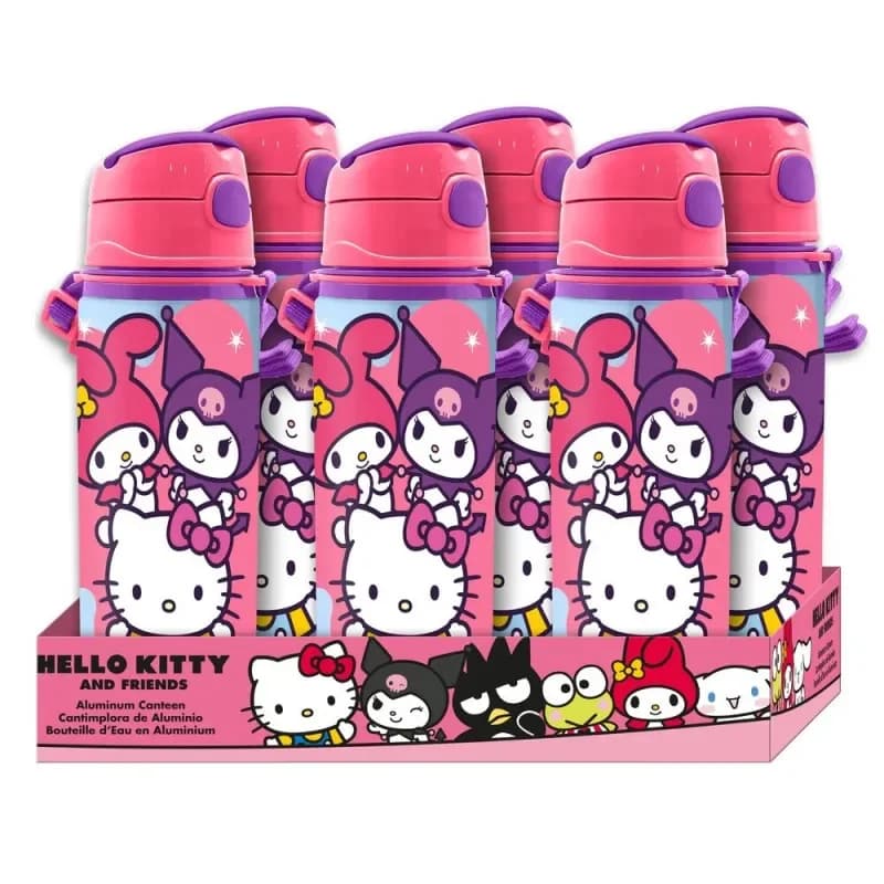Kids Licensing Cantimplora Hello Kitty and Friends Rosa 600ml (6 Unidades)