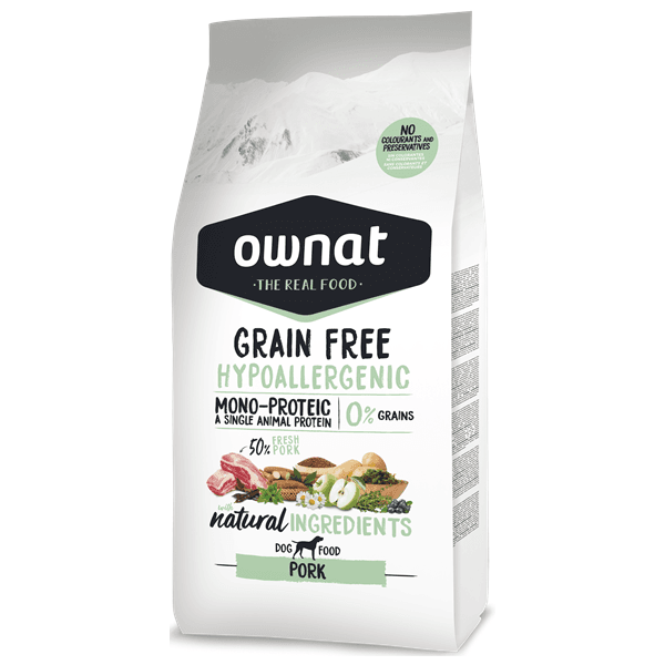 Ownat Grain Free Hypo-Allergenic Pork 12Kg
