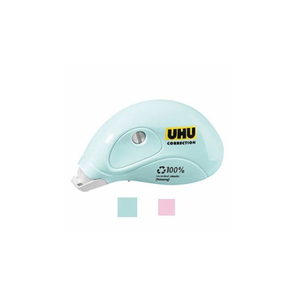 UHU Mini Corretor Fita Sortido Pastel 5mm 2 Un.
