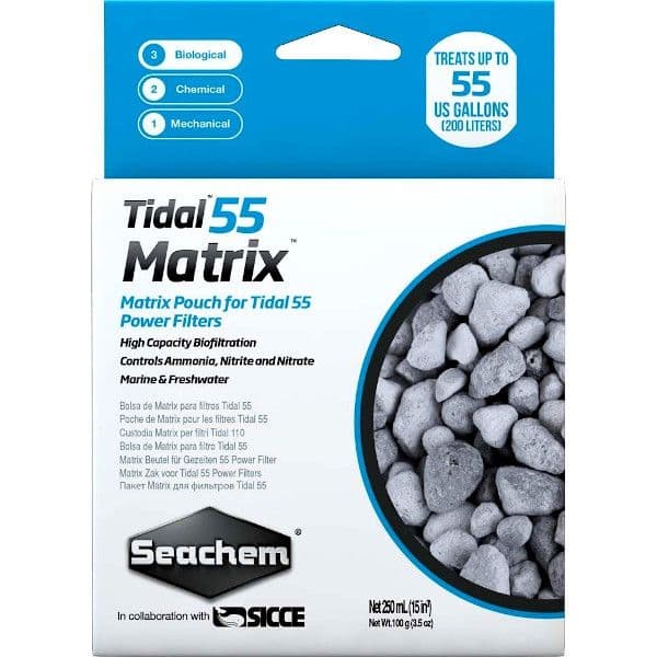 Seachem Recarga Matrix para Tidal 55 (250ml)