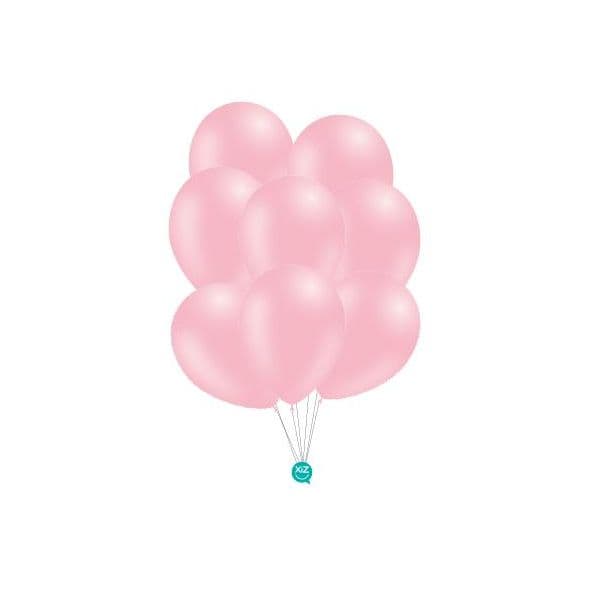 Xiz Party Supplies Pack 100 Balões 30cm Pastel Rosa Bebé - 013009525