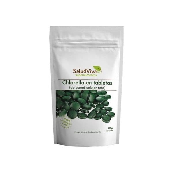 Salud Viva Chlorella En Tabletes Eco 260 Comprimidos