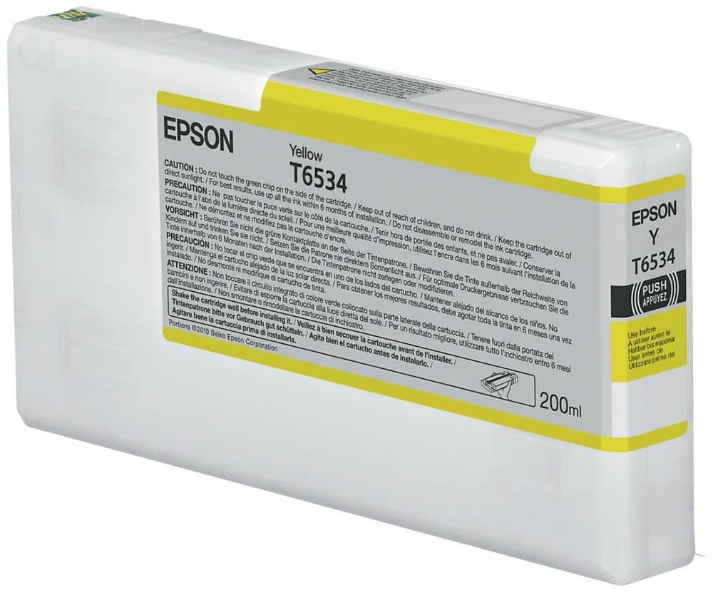 TINTEIRO EPSON T6534 AMARELO