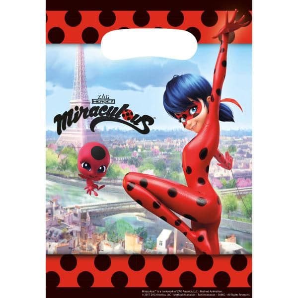 Sacos Festa Ladybug 8und