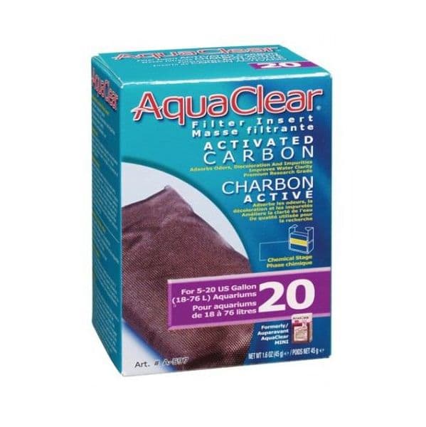 Aquaclear 20 Carga Carvão Mini