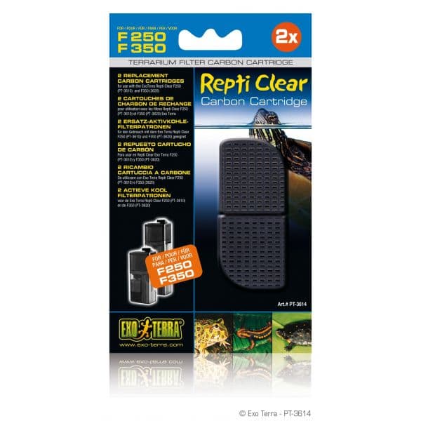 Exo Terra Recargas Carvão p/Filtro Repti Clear F250/F350