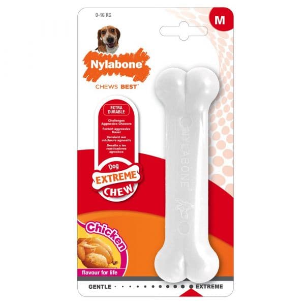 Nylabone Dura Chew Osso Chicken Dog M