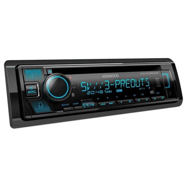 Kenwood Auto-Rádio KDC-BT960DAB, CD, Bluetooth, USB, DAB+, Preto