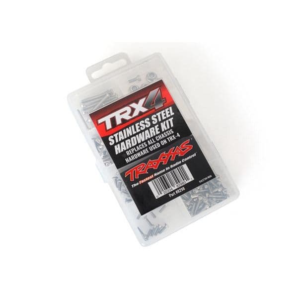 Traxxas Hardware kit, stainless steel, TRX-4