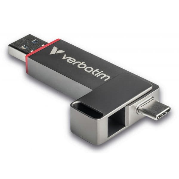 Verbatim 512GB Dual QuickStick USB 3.2 Gen 1 Cinzento