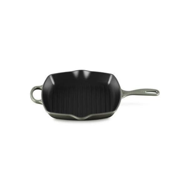 Le Creuset Frigideira Skillet Signature Grill Quadrada 26cm Thyme 20183261730422