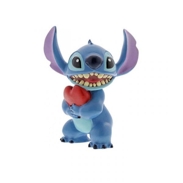 Enesco Figura Decorativa de Stitch Con Corazón