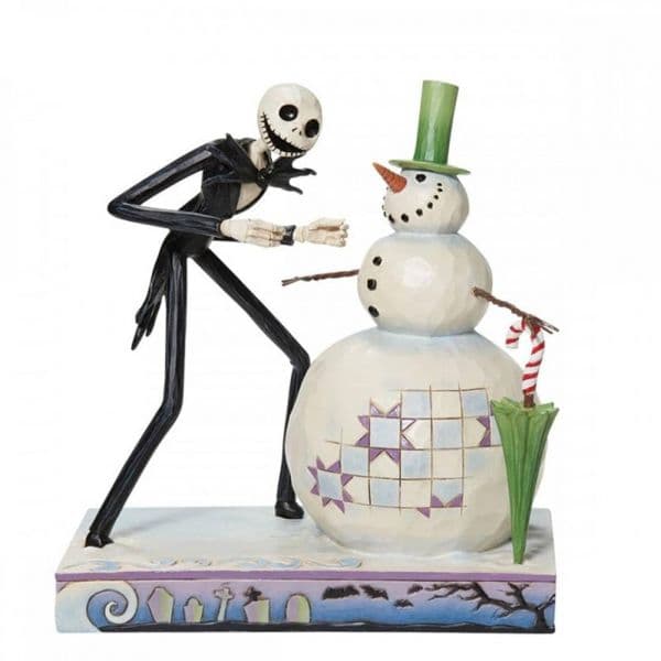 Enesco Disney: O Estranho Mundo De Jack - Jack Descobrindo Boneco De Neve 16.5cm 6013056