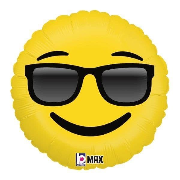 Grabo Balão Foil 18" Emoji Sunglasses - 460036265