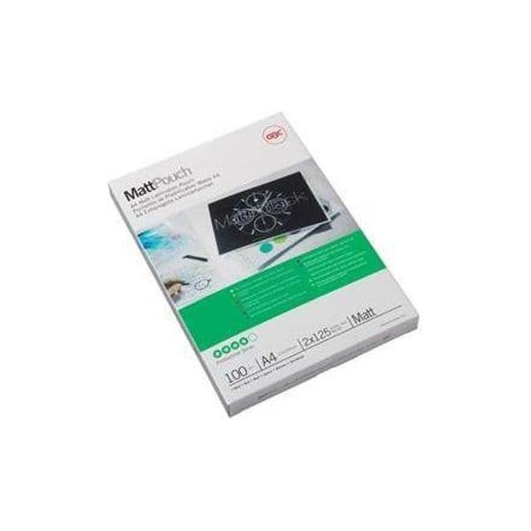 Gbc Bolsas de Encadernação Mate 2x125mic (100 Un A4)