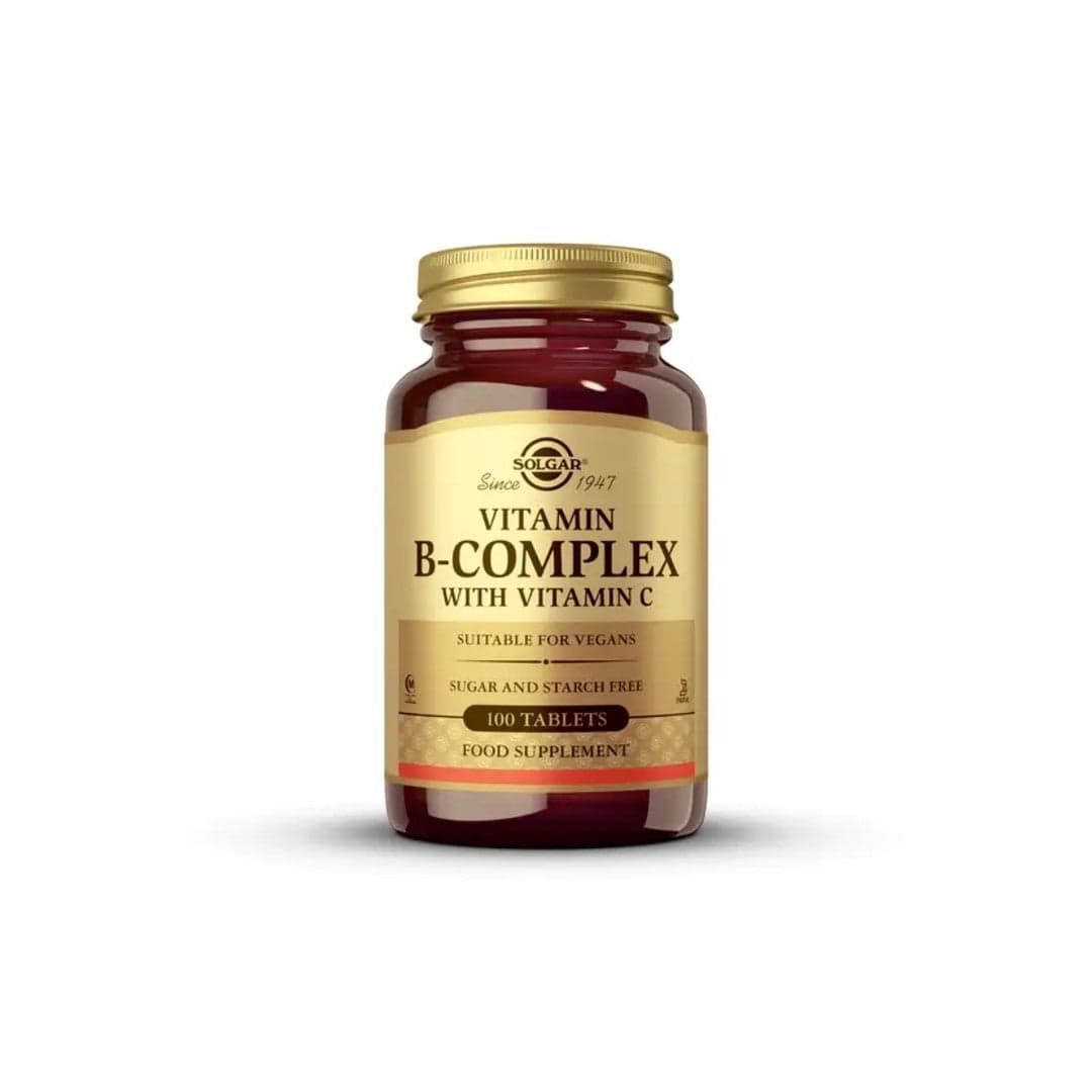 Solgar Vitamin B-Complex with Vitamin C 100 Cápsulas