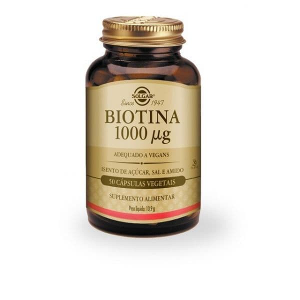 Solgar Biotin 1000mcg 50 Cápsulas
