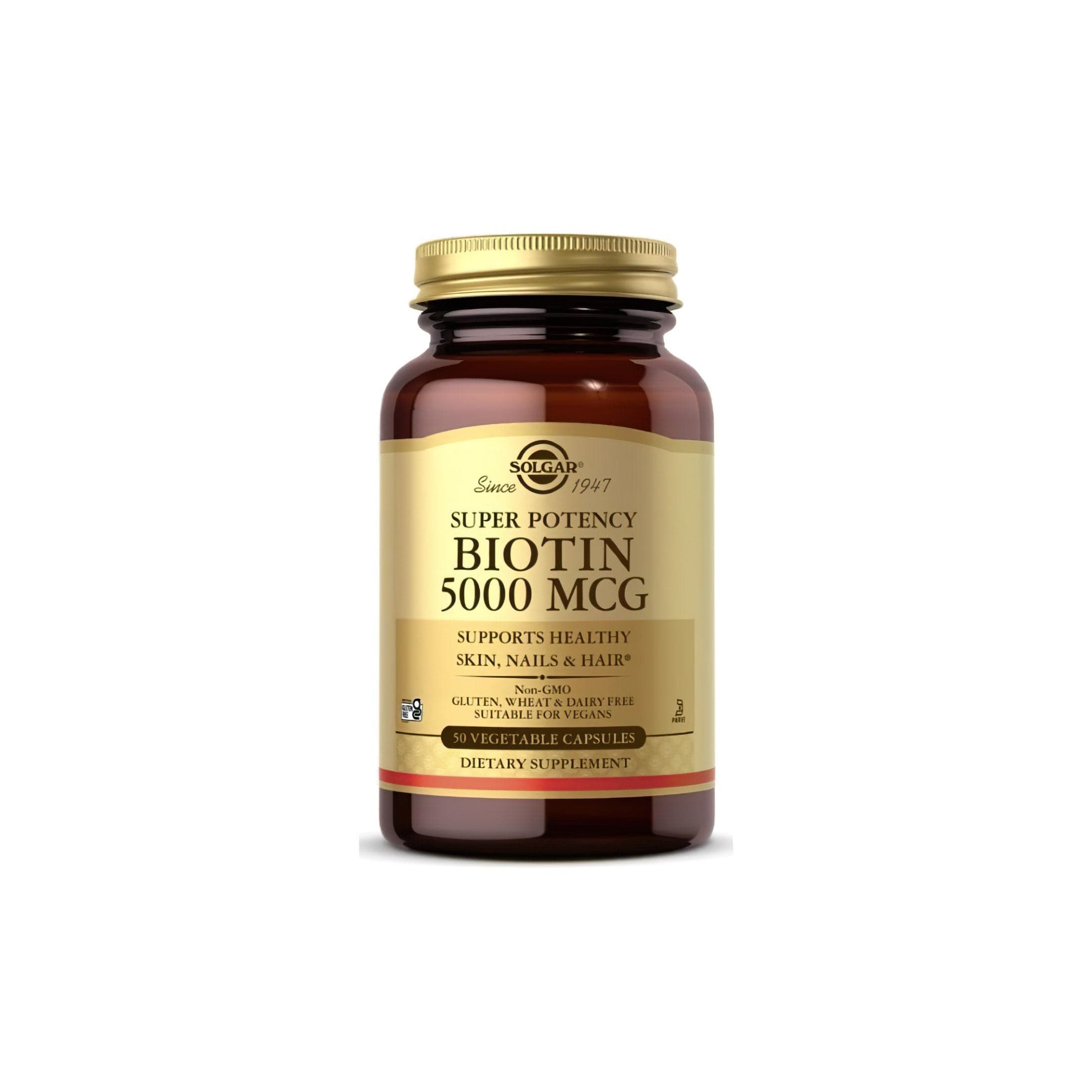 Solgar Biotin 5000ug 100 Cápsulas