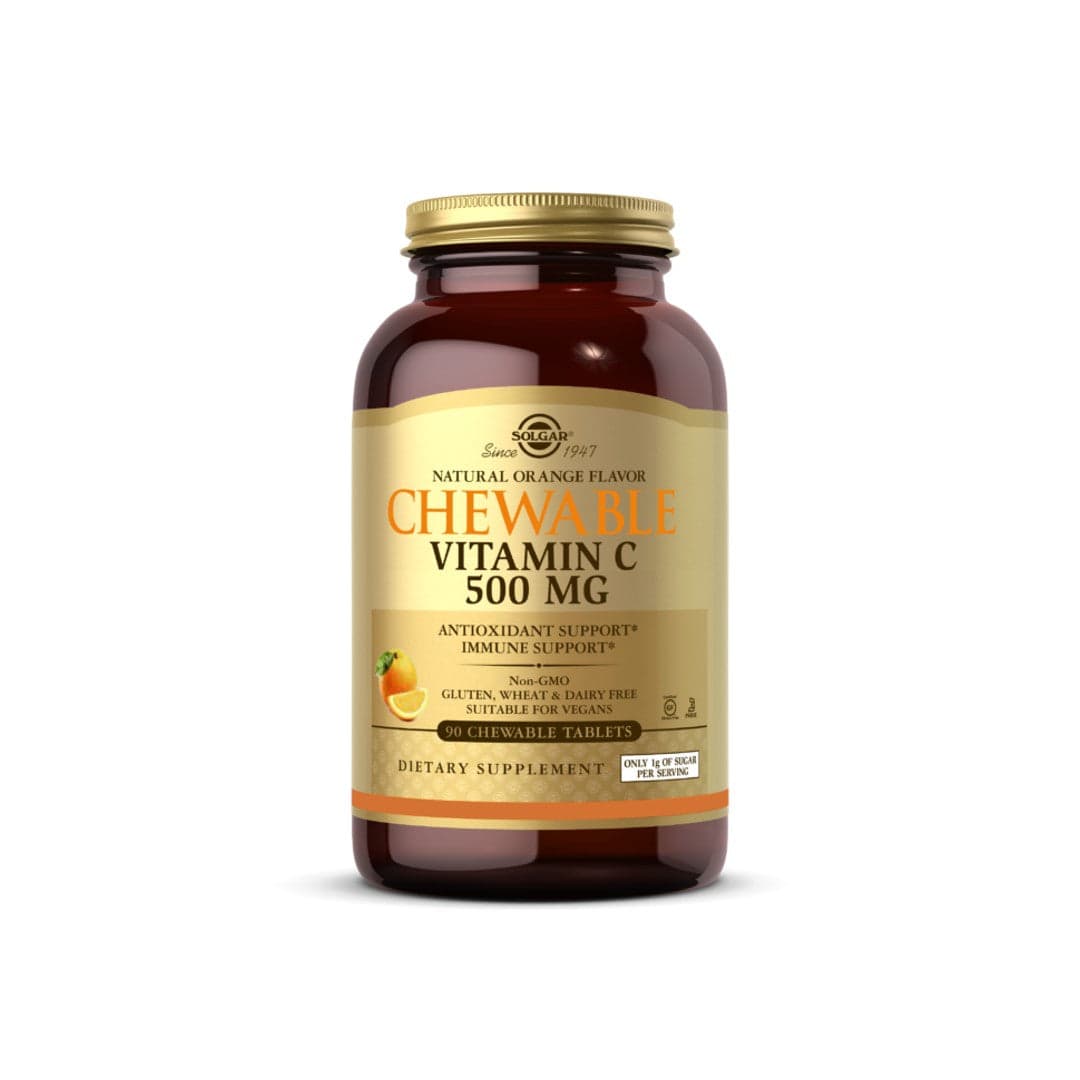 Vitamin C 500 mg chewable tablets orange flavor