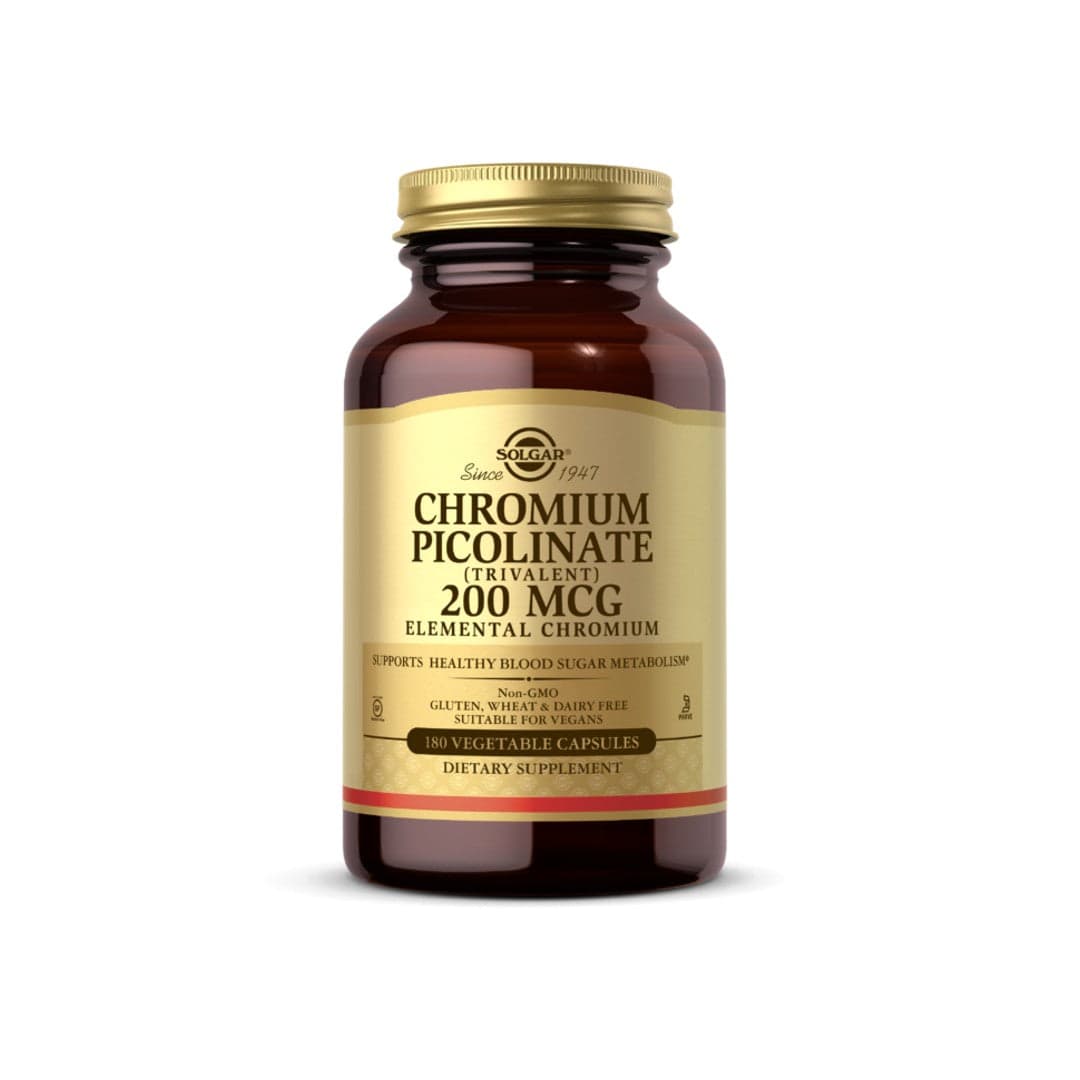 Solgar Chromium Picolinate 200mcg 90 Cápsulas