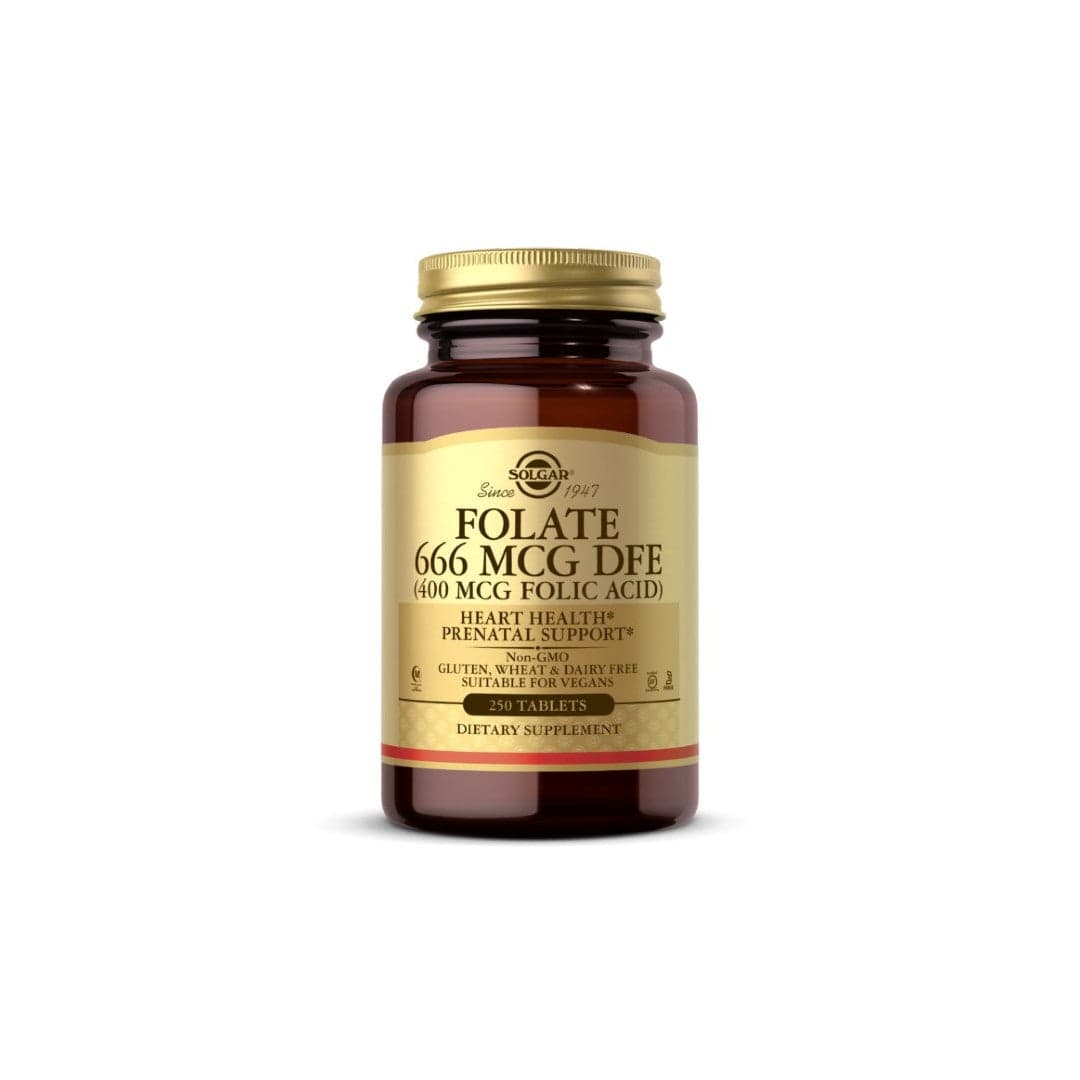 Folate 666 mcg DFE (Folic Acid 400 mcg) 250 Tablets