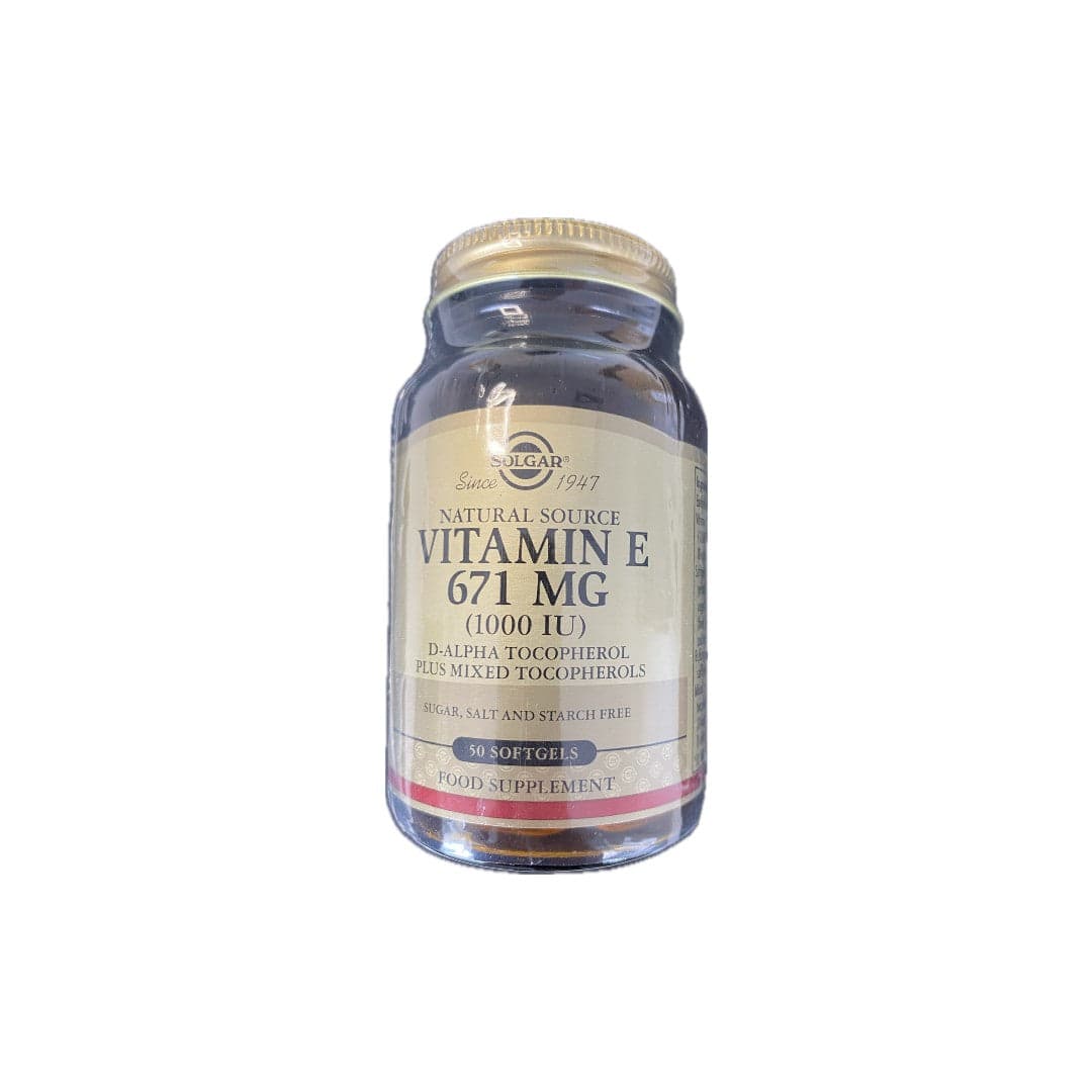 Vitamin E 671 mg (1000 IU) 50 Softgels