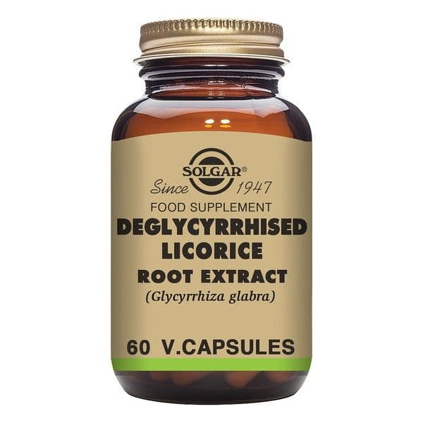 Solgar S.F.P. Deglycyrrhised Licorice Root Extract 60 Cápsulas