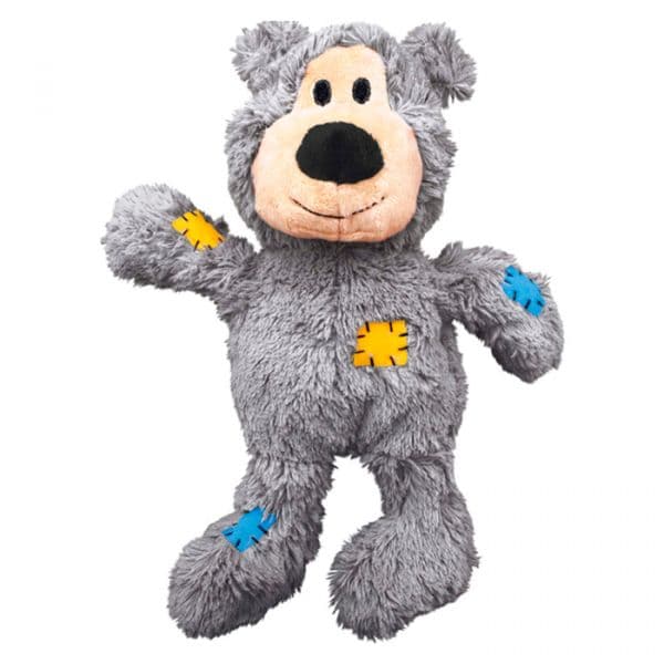 Kong Brinquedo Cão WildKnots Urso Grey S/M 8x14x8cm