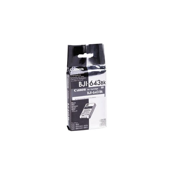 Tinteiro Canon BJI-643BK Black
