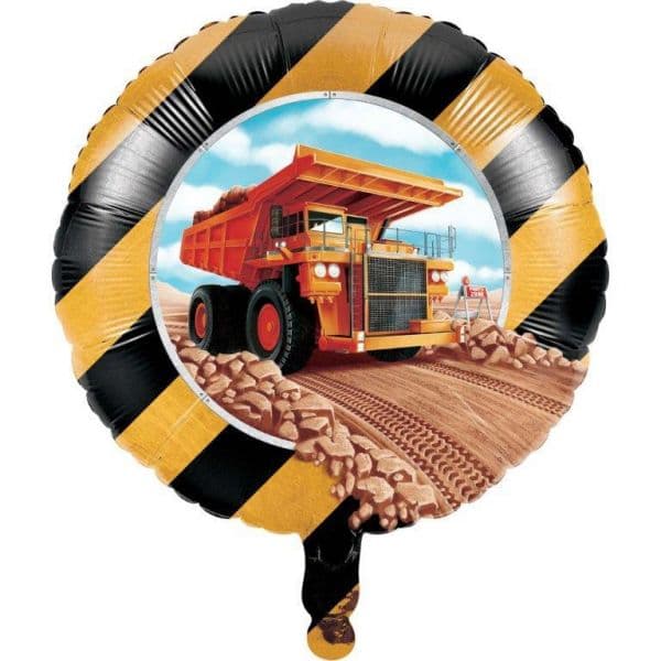 Creative Converting Balão Foil 18" Construção - 120340171
