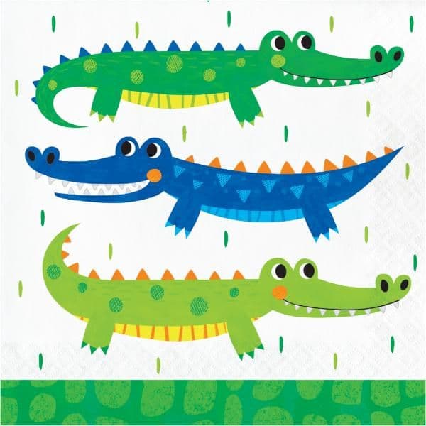 Creative Converting Guardanapos Crocodilo - 120350513