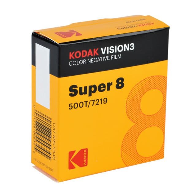 Kodak Film Vision3 500T 8mm para Câmara Super 8